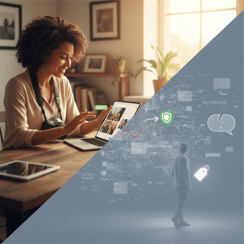 Photographer responding to a pricing inquiry without getting ghosted